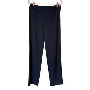 Vintage Chanel Pants Womens EU 38 Medium Blue Uniform Straight Leg Quiet Luxury